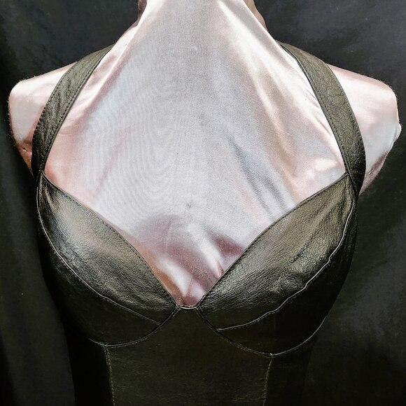 Vintage Leather Dress - Picture 7 of 10